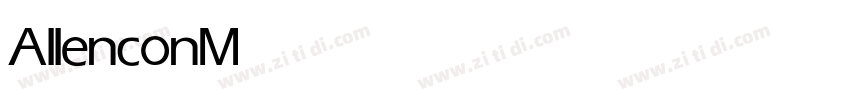 Allencon Medium字体转换 Allencon Medium字体转换